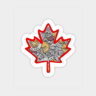 Canadian Coins Sticker